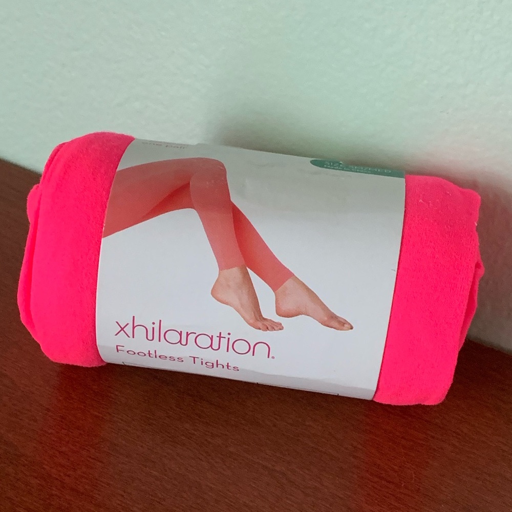NWT Pink Footless Tights Small/Medium